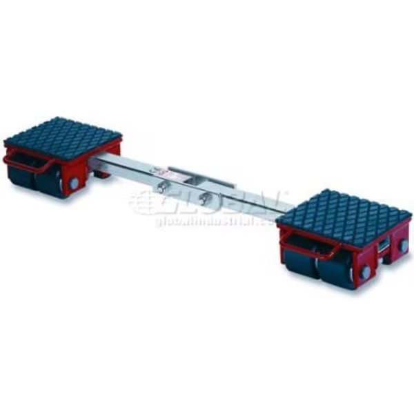 GKS Perfekt Machinery Roller Dolly Rigid Plates, Adj. Width Connector Bar 13,200 Lb., Gks Lifting And Moving Solutions, Mfr#: 3-10208